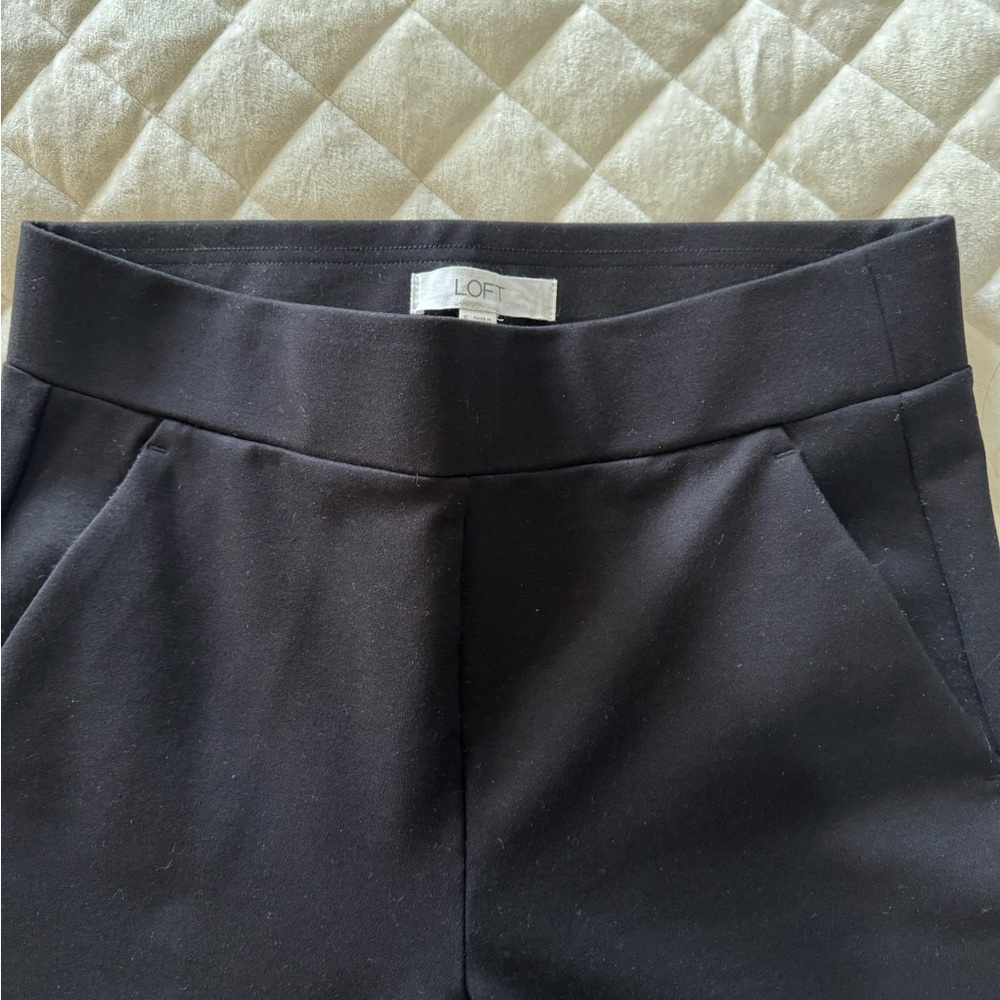 Loft ponte straight pant